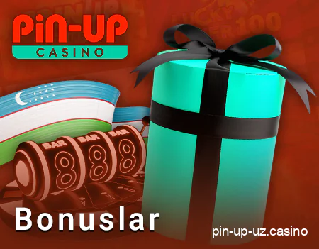 PIN Up UZ onlayn kazinosida bonus takliflari