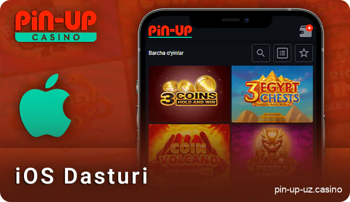 IOS ilovasi orqali PIN Up Casino o'ynang - qanday yuklab olish mumkin