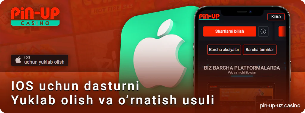 PIN up o'yinchilari uchun iOS ilovasi