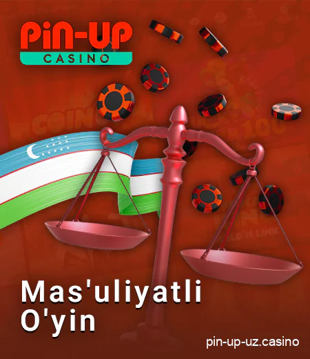 PIN Up onlayn kazinosini mas'uliyat bilan o'ynang