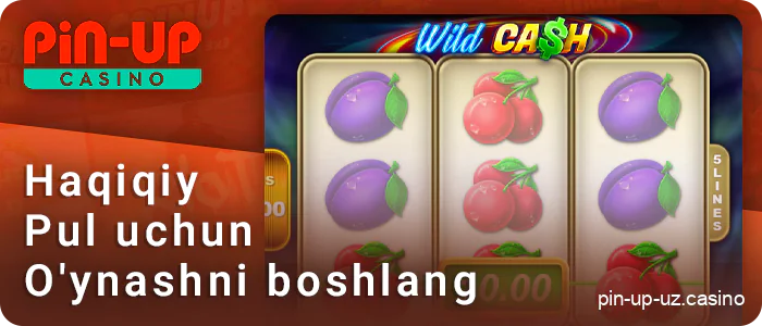 Haqiqiy pul uchun PIN Up Casino o'ynashni boshlang